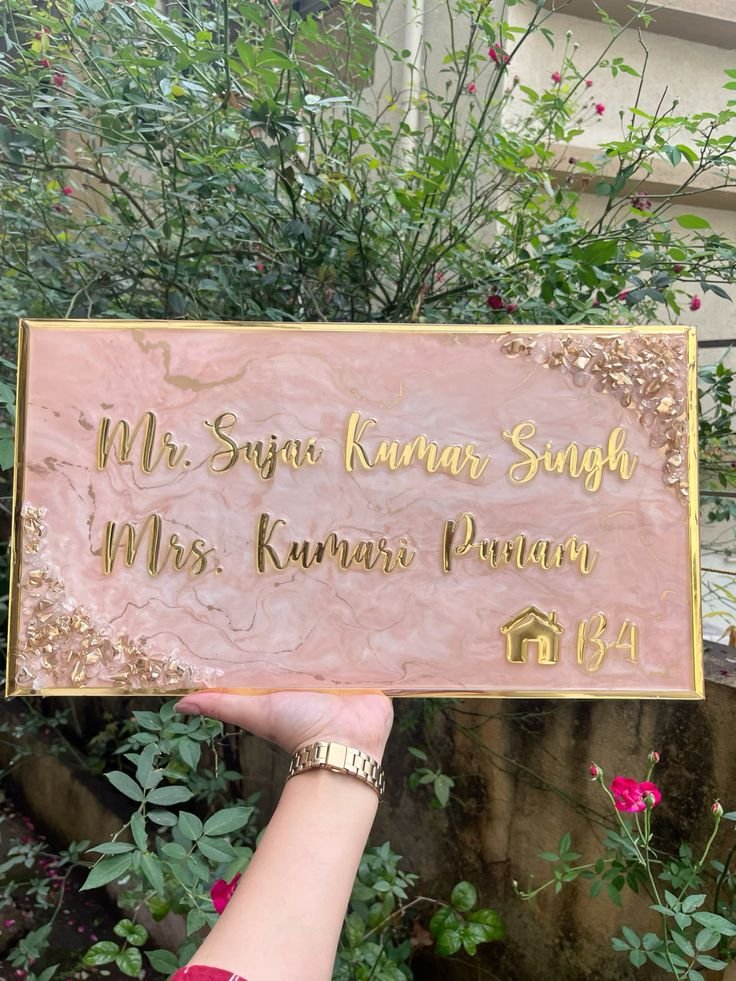 Resin Home Name Plate